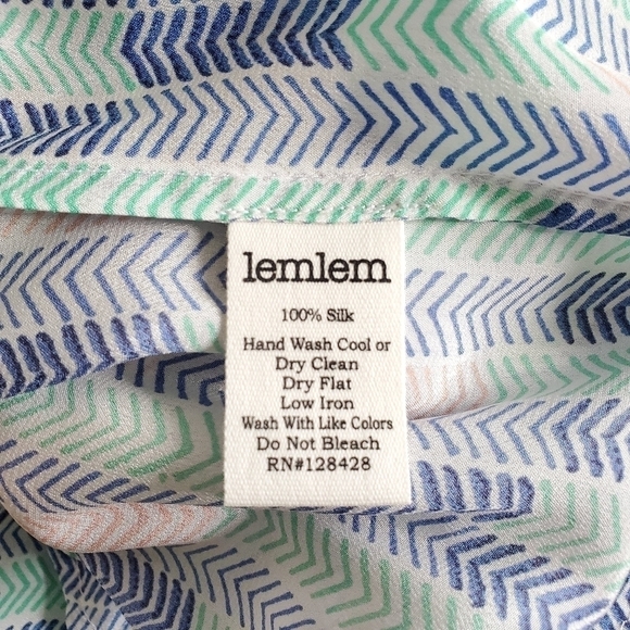 New Lemlem Gigi 100% Silk Short Sweepy Royal Blue Maxi Dress Size NWT Large - Picture 15 of 16